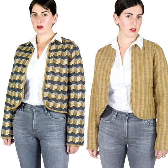 Ace & Jig Jackets & Blazers - Ace & Jig Quilted Reversible Jacket in Casino and Topanga Small NWT